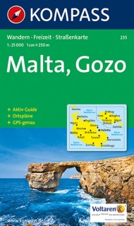 KOMPASS Malta Gozo 1:25 000 mapa + przewodnik